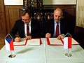 Miloslav Kala Vice-President of the SAO and Jacek Jezierski, President of SAI of Poland - K�tiny, 27.2.2013