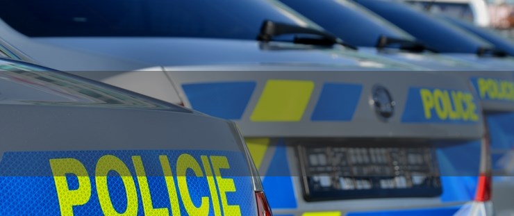 Banner - policejní vozy