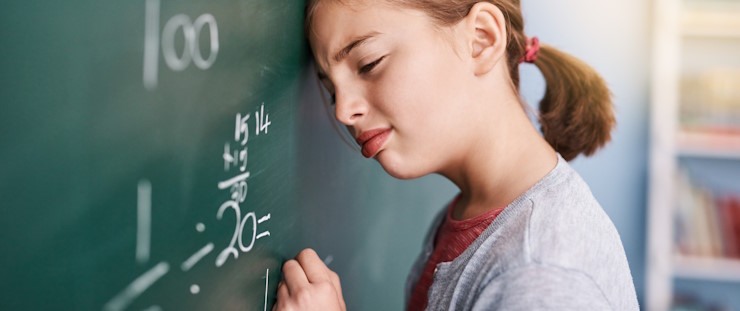 Banner školačka u tabule