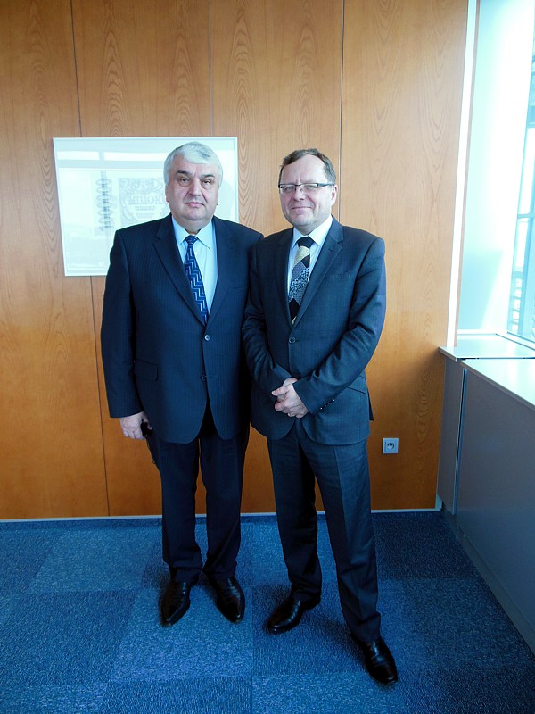 President of the Court of Accounts of the Republic of Moldova Mr Serafim Urechean and President of SAO Mr Miloslav Kala - Prague, 21.3.2013