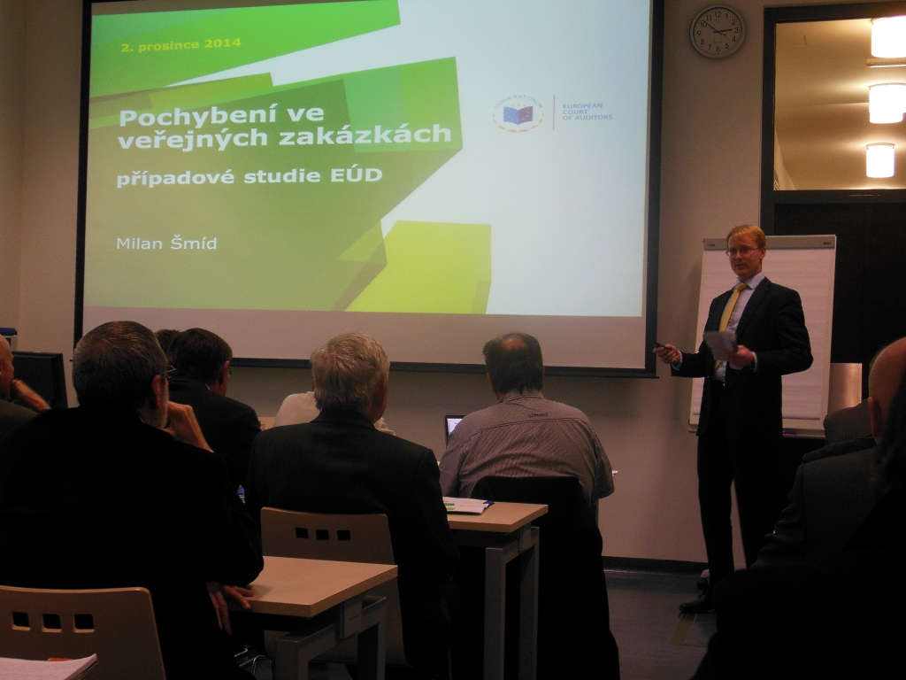 Prezentace vedoucího kontrolního týmu EÚD Milana Šmída