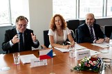 Zástupci NKÚ při jednání s bulharskými kolegy