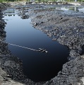 Oil lagoon