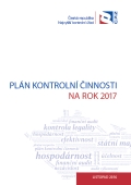 Obálka plánu kontrolní činnosti 2017