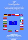 Obálka publikace - Výkonnost programů strukturálních fondů EU v oblasti zaměstnanosti a/nebo životního prostředí 