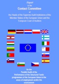 Obálka publikace - Výkonnost programů strukturálních fondů EU v oblasti zaměstnanosti a/nebo životního prostředí